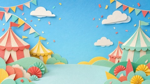 Paper Carnival ColorDice theme preview